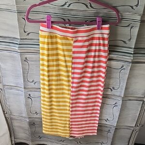 Ascot And Hart Striped Pencil Skirt